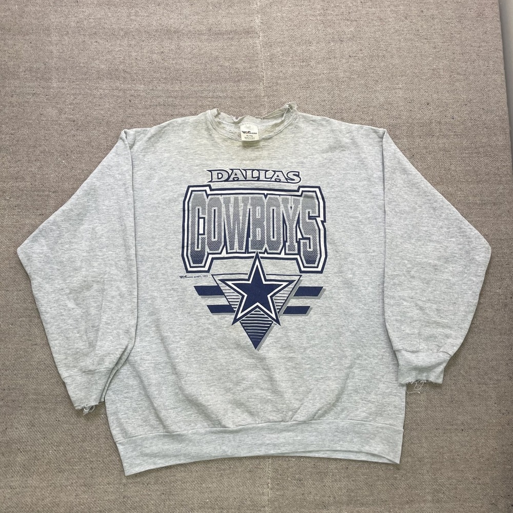 Vintage Dallas Cawboys sweatshirt mens XL GRay 1990s NFL USA